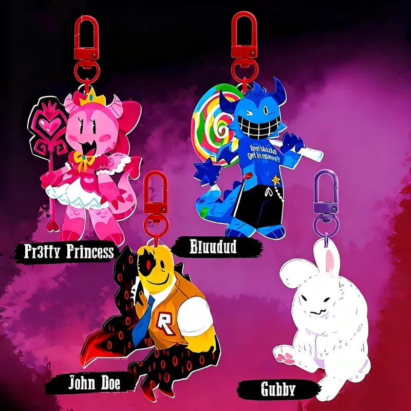 سلسلة المفاتيح الاكريليك المطلقة |   Bluud، Pr3tty الأميرة، جون دو، تشانس، ضيف 1337، Shedletsky، Taph، Dusekkar، Gubby