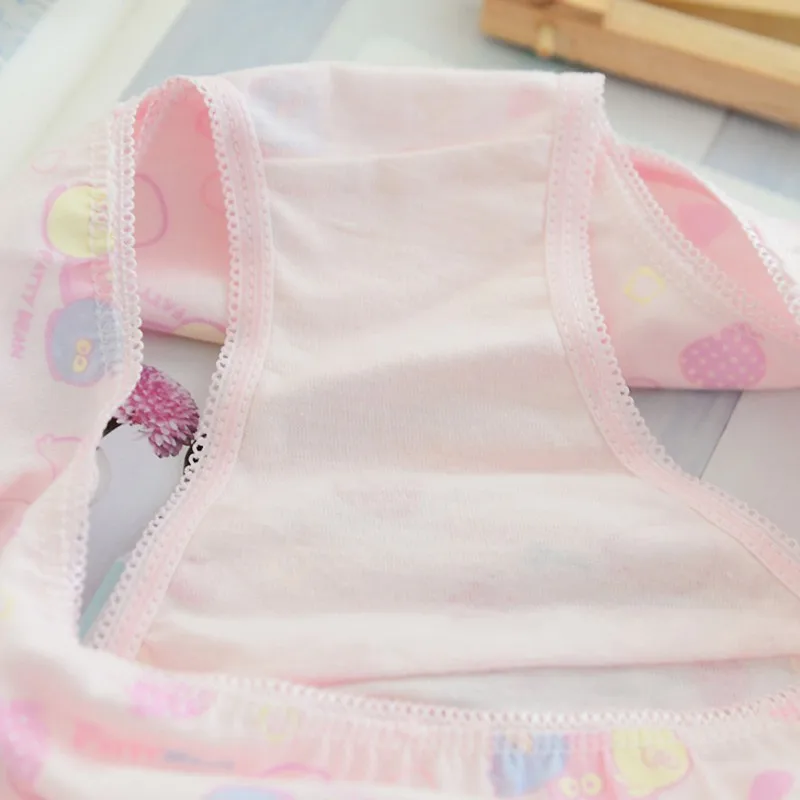 6pcs/pack Baby Girls Underwear Cotton Panties Kids Short Briefs Children Underpants Panties