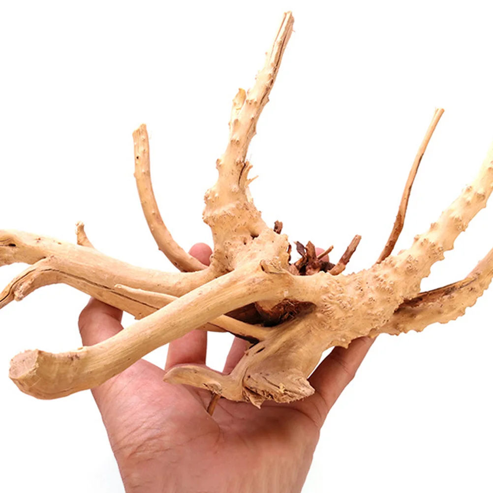 

2 Pcs Tank Fish Sunken Wood Decoration Animal Rhododendron Dead-wood for Aquarium