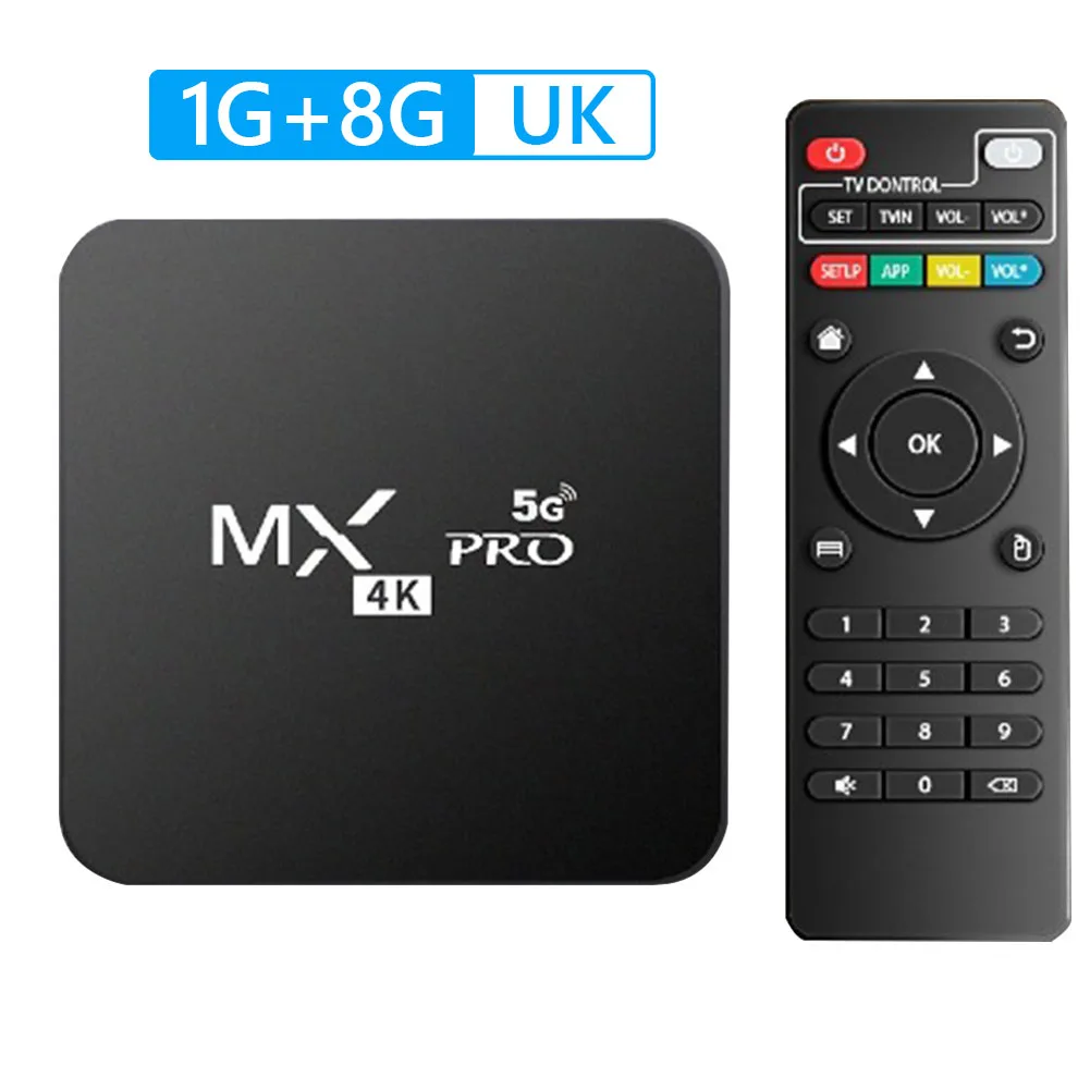 Android 12 Smart TV Box RK3228A رباعي النواة 2.4G&5G Dual WiF Home Video Player 4K HD TV Media Player RAM 1GB ROM 8GB