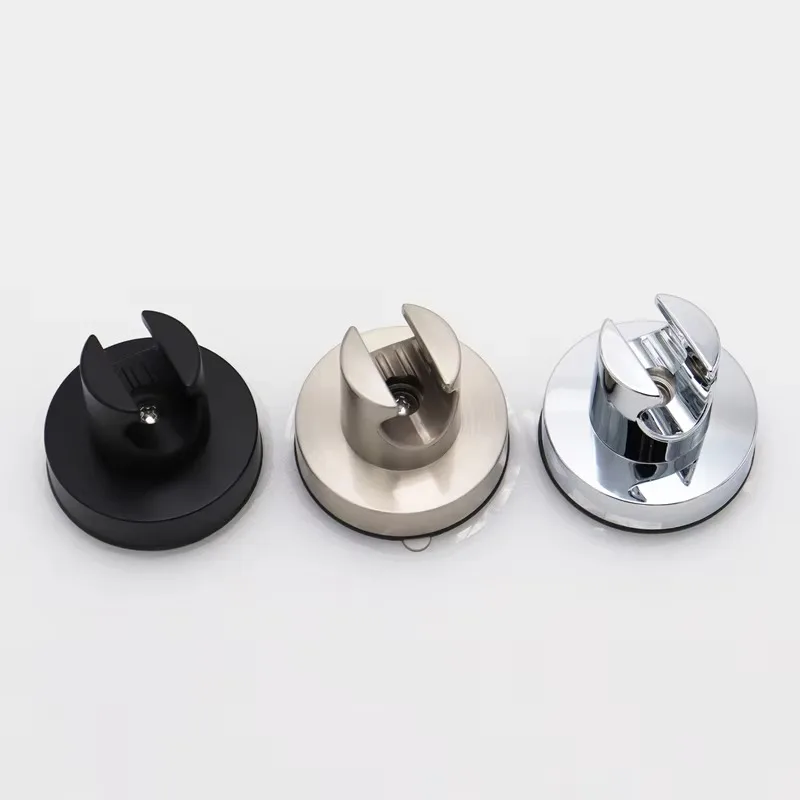 ABS Fixed Handheld Shower Holder Bracket Wall Mounted Chrome/Brushed/Black Bidet Sprayer Holder Reusable Sprayer Bracket