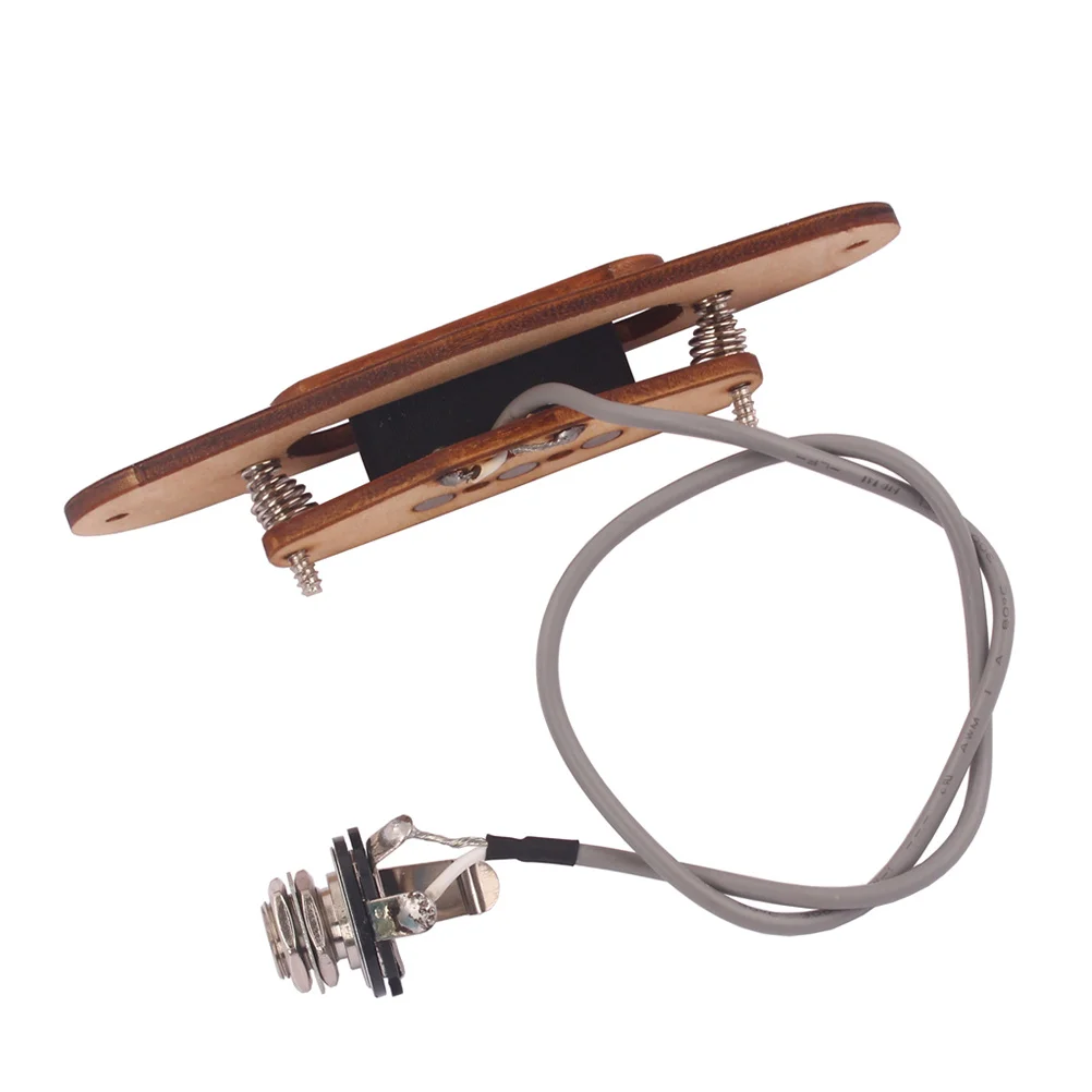 

Maple Wood 3-String Pickup Humbucker for Cigar Box Guitar Classic Balance Tone Guitar Parts Humbucker Bass Pickups