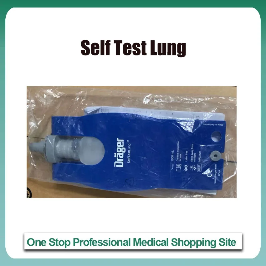 

Drager Self Test Lung reusable MP02400 Draeger Self-Test Lung, Autoclavable test lung MP02400