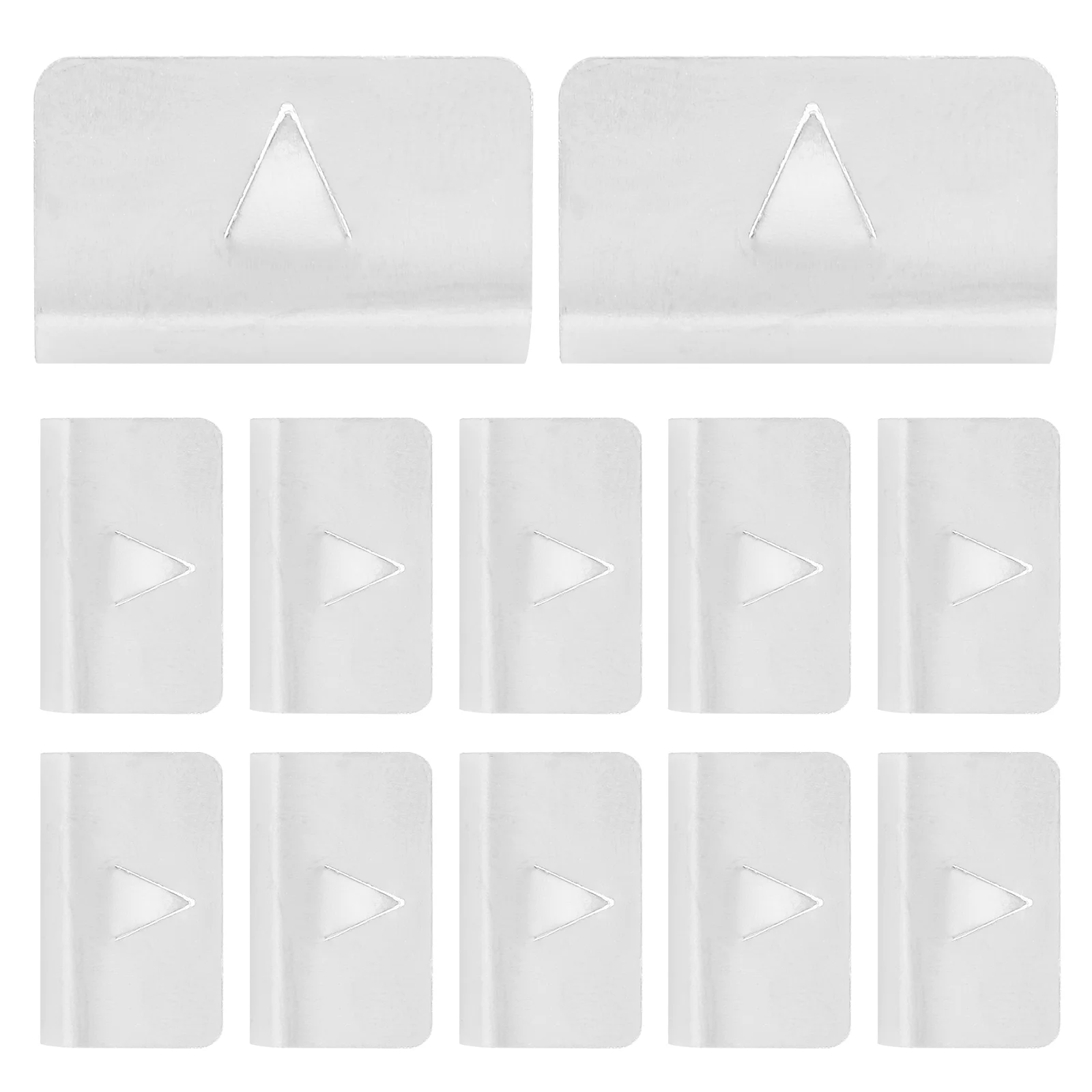 

12 Pcs Windshield Clip Deflector Guards Clips Auto Car for Cars Channel Metal Retainer