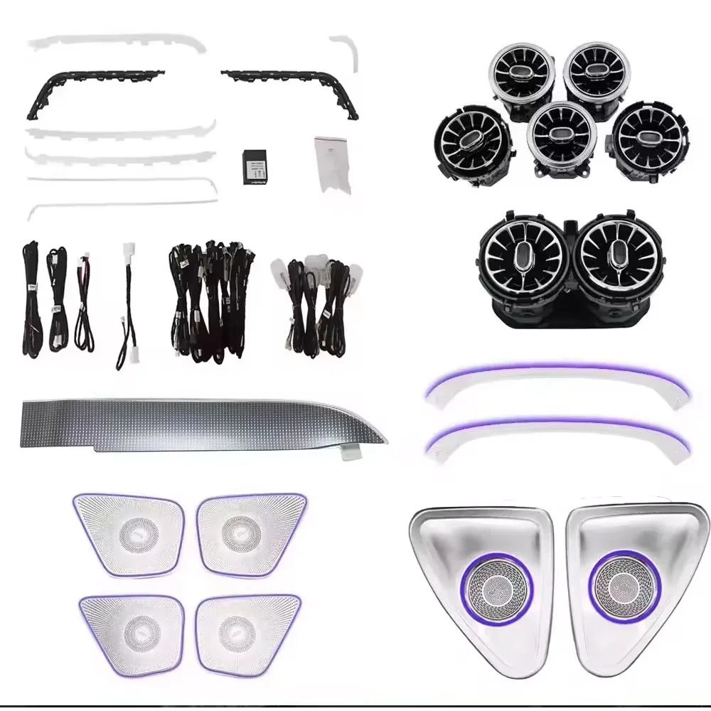 

Upgrade 64 Colors Symphony LED Car Interior Ambient Lighting for Mercedes Benz GLB W247 2020-2022 Atmosphere Strip Accessories