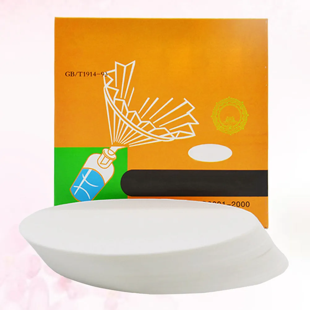 

100 шт. 11-см фильтровальные диски из бумаги, качественные, средней скорости протока, круглые, для общих химических исследований, для отделения мелких частиц