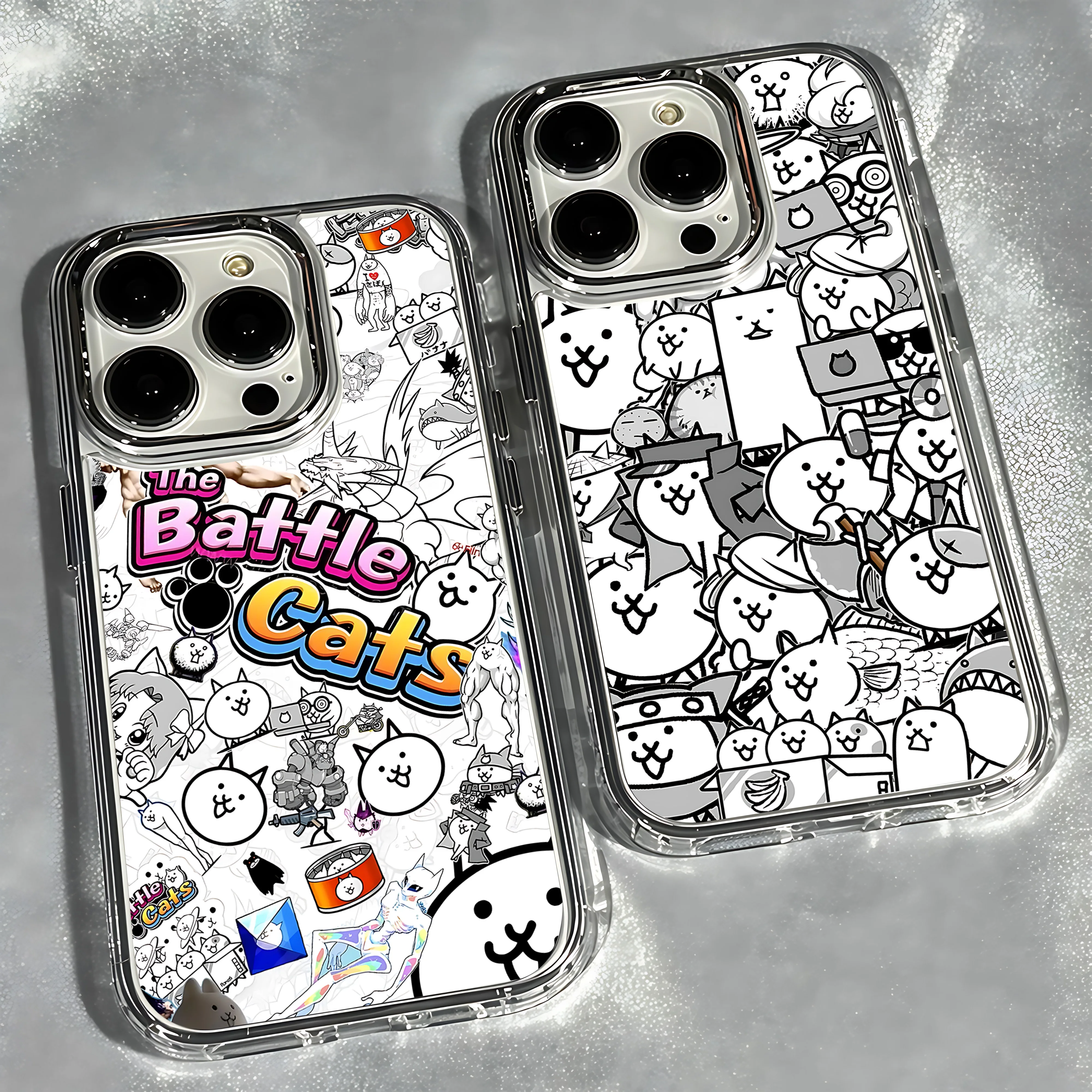 The Battle Cats Phone Case for Samsung Galaxy A57 A56 A36 A26 A06 A55 A35 A16 A54 A34 A25 A24 A15 A14 A05S A05 A73 A53 A33 4G 5G