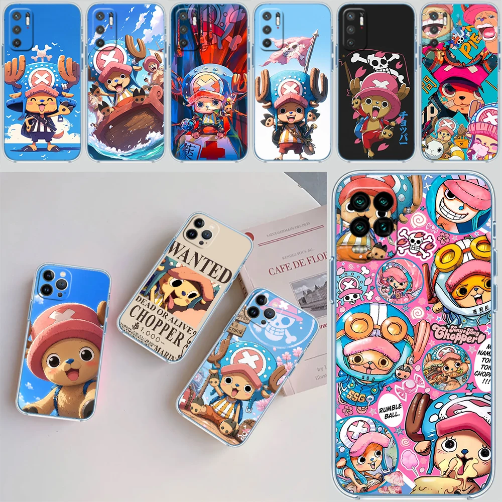 II52 One Piece Chopper Transparent Phone Case for Motorola Moto Edge 20 30 40 50 S30 Fusion Ultra Pro Neo Lite + G200 G23 view 2