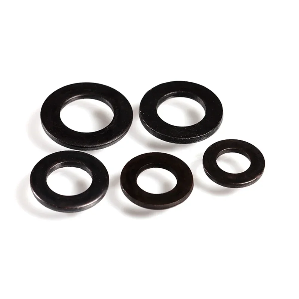 M20 M22 M24 M27 M30 M36 Carbon Steel Flat Machine Washer Plain Black  Furniture Gaskets