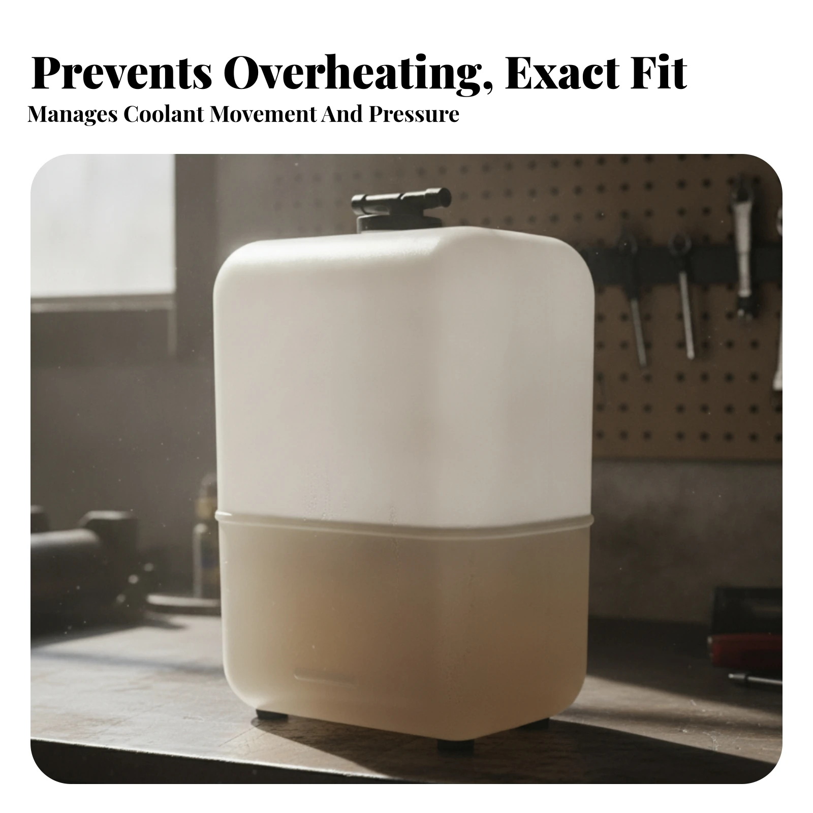 Water Reservoir Long-Lasting Excavator Coolant Return Tank Replacement Excavator Reservoir Compact Size