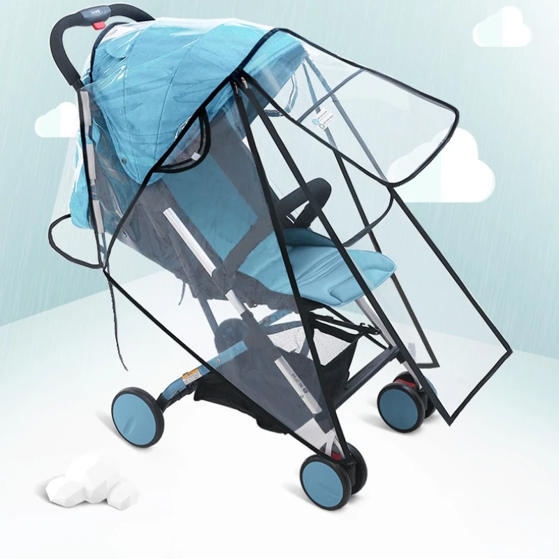 Rainproof Cover Universal Stroller Windproof Cover Stroller Raincoat Windproof Warm Cover