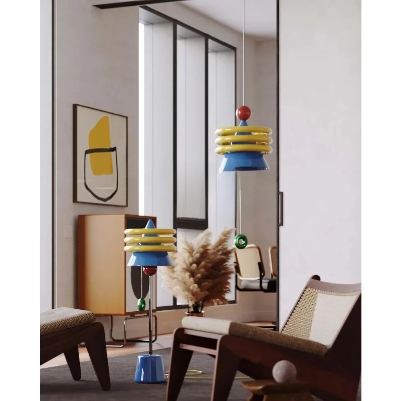 

Children's room floor lamp boy girl cartoon dopamine table lamp vertical high sense modern