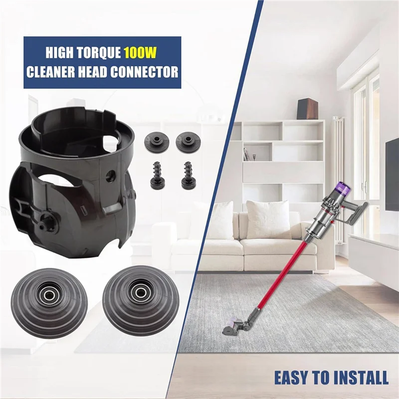 قطع غيار ABUD-4X لـ Dyson V10 V11 V15 G5 مكنسة كهربائية 100 وات V-Ball عجلات رأس منظف عزم دوران عالي