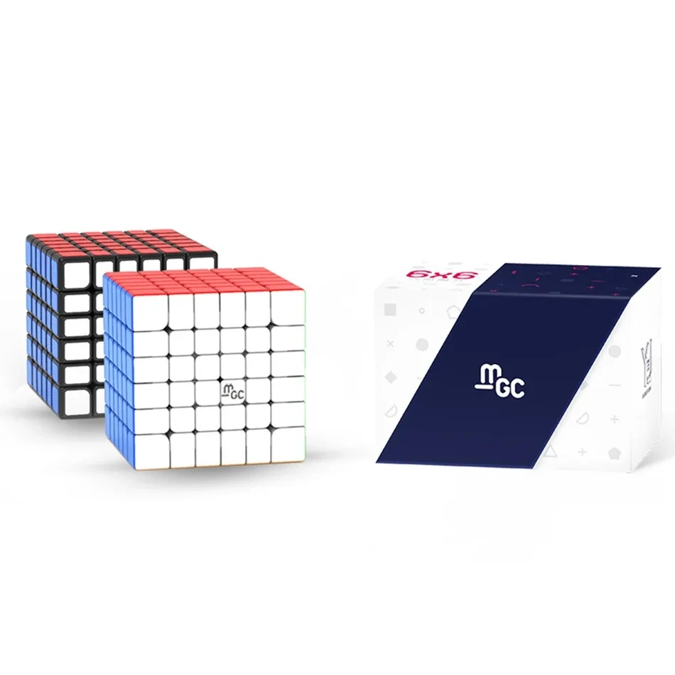 

YongJun MGC 6x6 Magnetic Magic Cube YJ MGC 6x6x6 Magnets Profissional Magic Cube Puzzle Speed Cube Game Educational Toys
