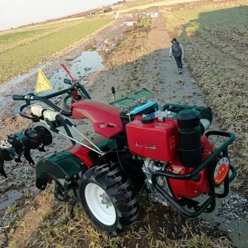 

【Лучшие продажи】Небольшая микромощная культиваторная машина сельскохозяйственная техника для поворота почвы, каналов, полеммное поле для культивированной земли