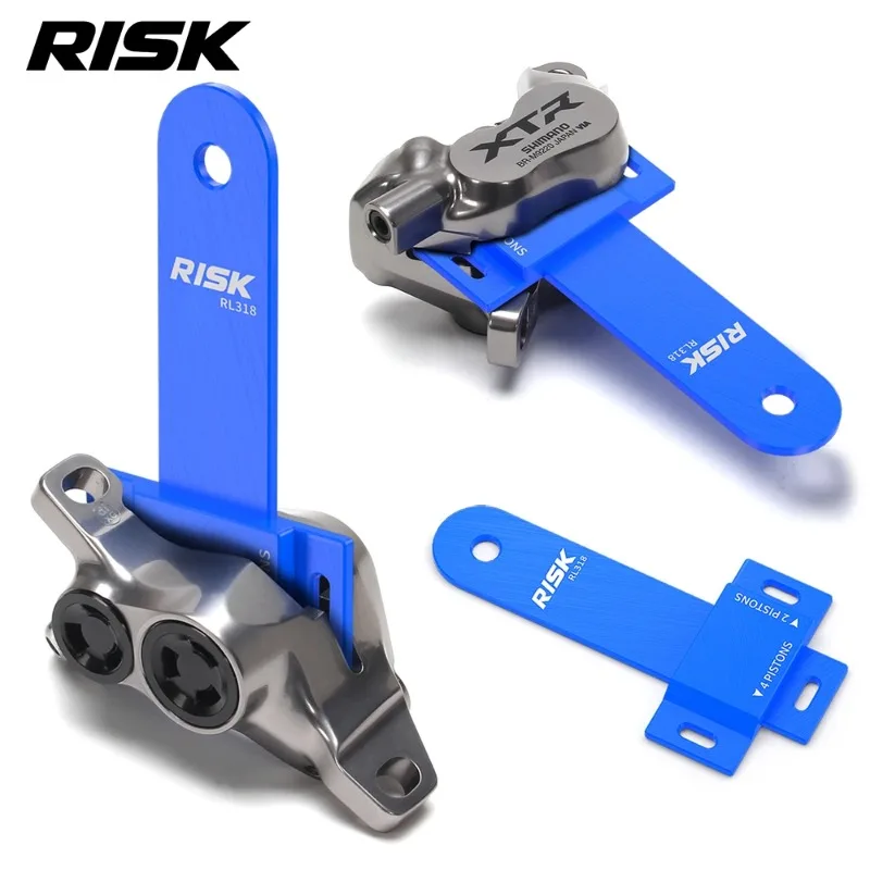Herramienta para pistón de freno de disco hidráulico de bicicleta RISK, herramienta de reposicionamiento y separación de pinzas de freno para bicicletas de montaña y carretera, kit de reparación de pinzas de freno.