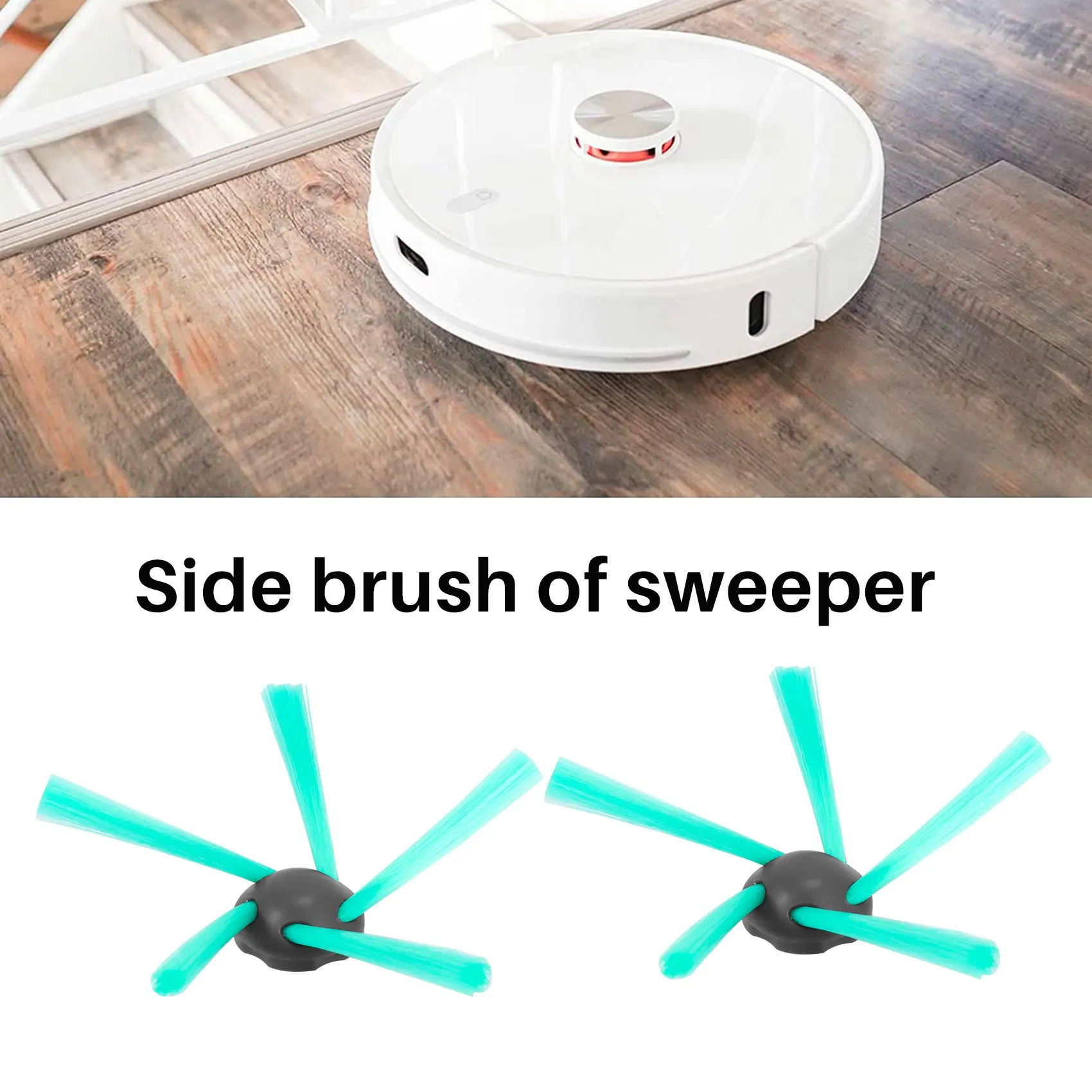 4Pcs Side Brushes For Vorwerk Kobold Vr200 Vr-200 Vacuum Cleaner