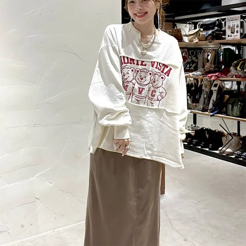 

Sweet Fashionable Long Sleeve Patchwork Print Side Zipper Anti-Aging Sweatshirt Japanese Style Koi Fish Design Women's Hoodie