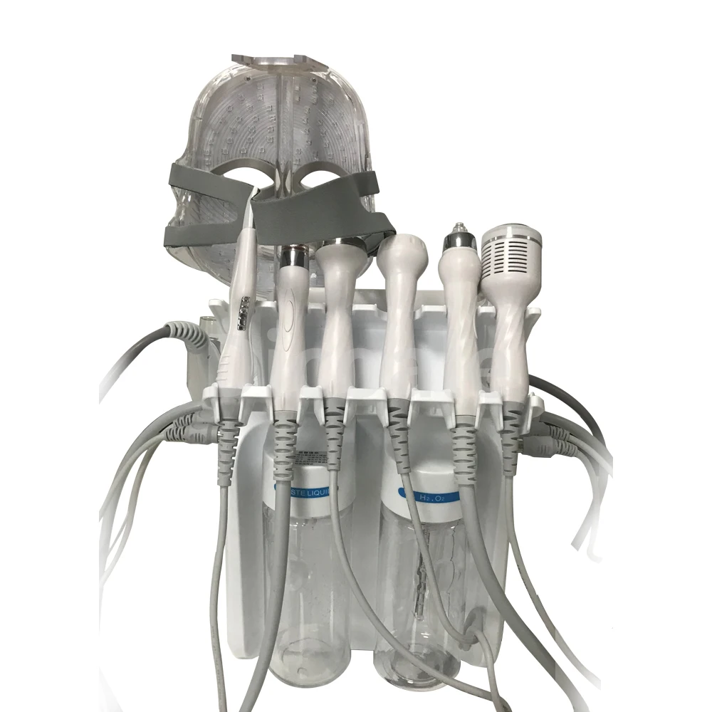 ماكينة جلدي متعددة الوظائف ، H2O2 ، فقاعة صغيرة ، تفتيح البشرة ، إزالة التجاعيد ، شد الوجه ، 8 في 1