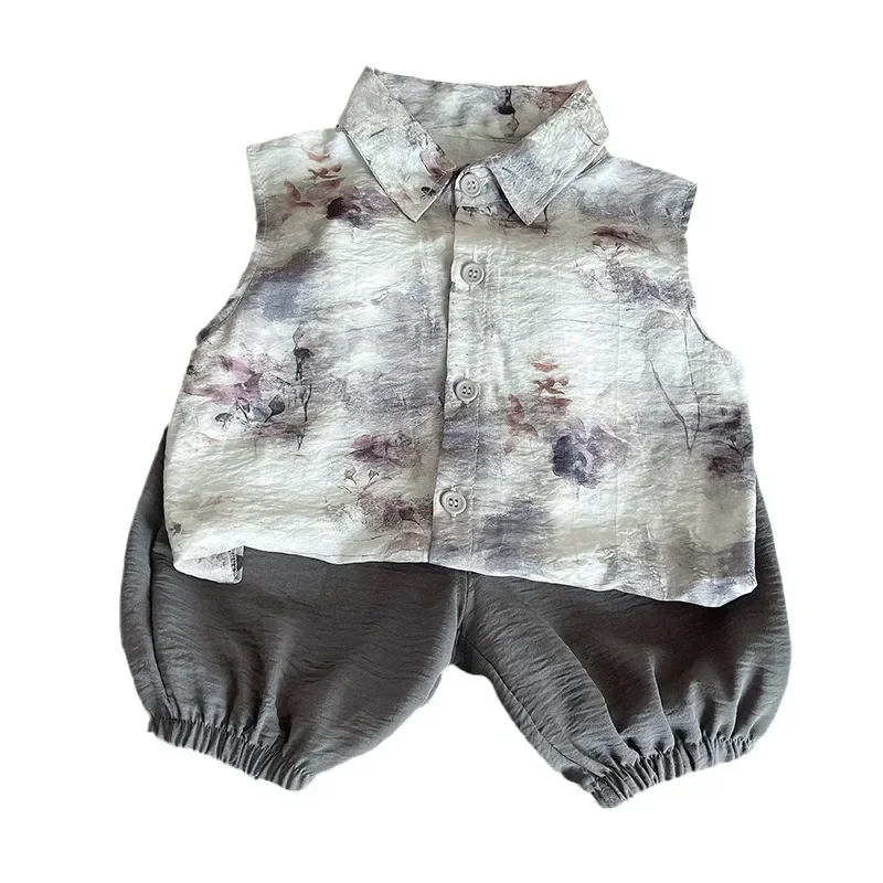 Ensemble 2 pièces de vêtements d'été pour bébé garçon, tenue décontractée de sport pour enfant en bas âge, nouvelle collection