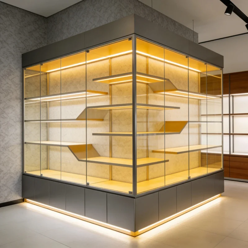 custom.Collectibles Jewelry Packaging & Display Branding Wooden Jewelry Display Stands  Freestanding or Wall Mounted Display