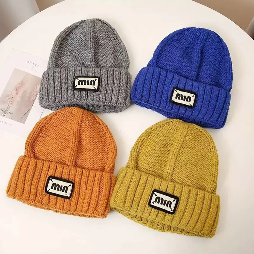 

Fashion Warm Baby Winter Hats Soft Ear Protection Kids Beanie Hats Cute Knitted Cap Baby