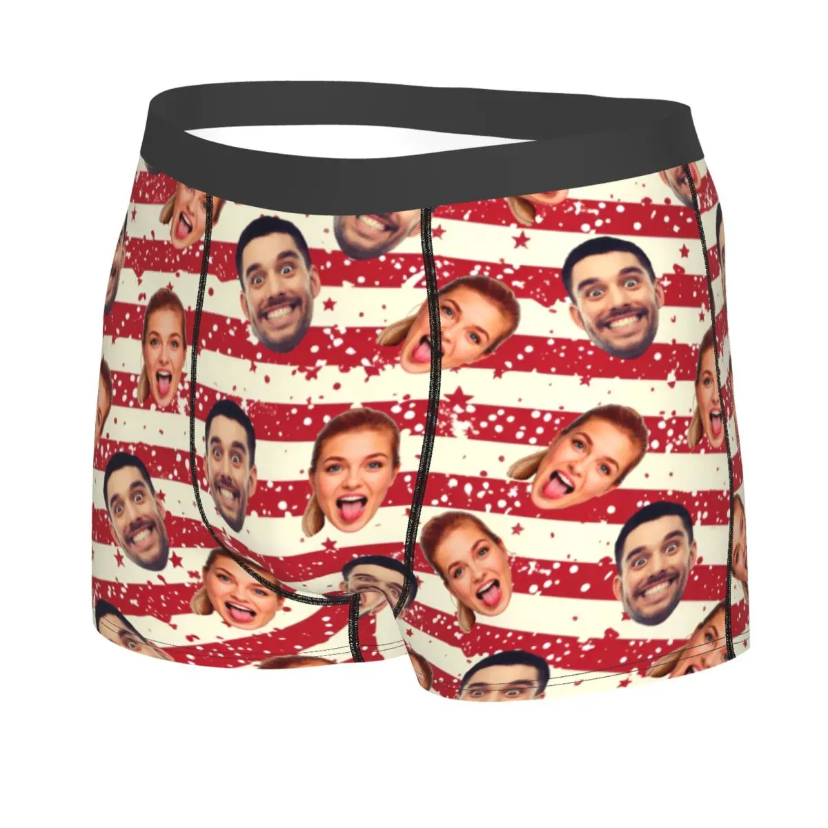 Personalized Custom Face Photo Men's Boxers Briefs For Husband Boyfriend Wedding Gift Underwear Cool Underpants