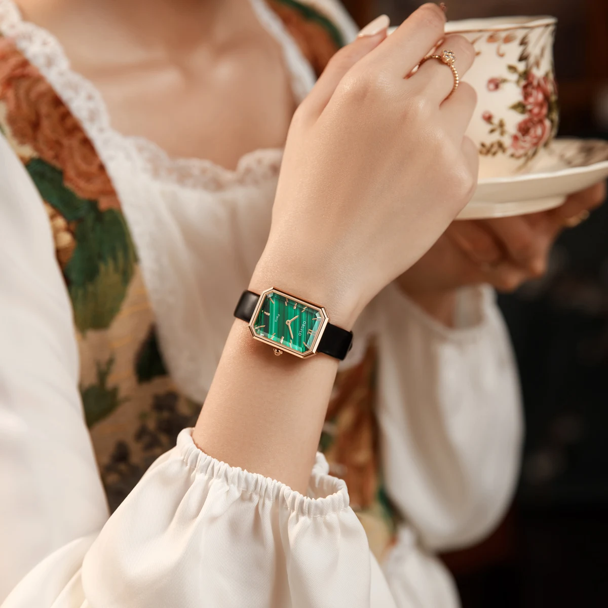 OBLVLO Top Brand Elegant Women Watch Steel Luxury Quartz Watch Gift Female New Design Watch Reloj Mujer