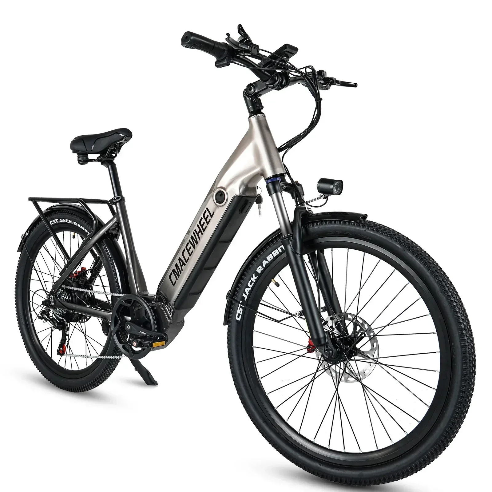 

Power Bike 500W 26-inch thick tires Bike 48V17AH removable battery Urban Adult Bike with fender shock absorption