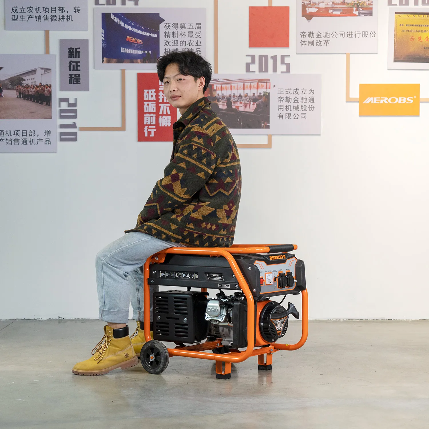 

Factory Direct Sales 1kw 2kw 3kw 5kw 6kv 7kw Ohv Engine Air-Cooled Power Portable Generator Set With Handle and Wheels