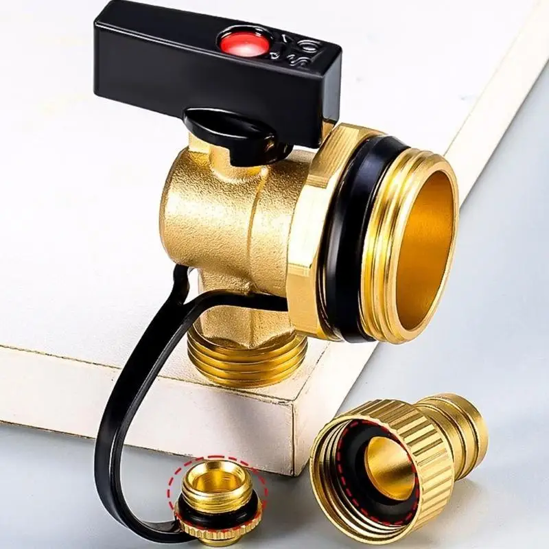 R9UF 구리 바닥 난방 분배기 밸브 난방 라디에이터 온수기 밸브 바닥 난방 배수 밸브 커넥터