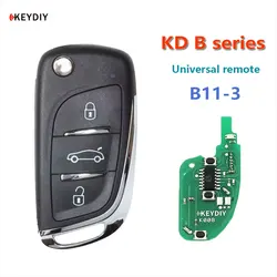 KEYDIY KD B11-3 Uniwersalny klucz zdalny z 3 przyciskami do zdalnego kluczyka samochodowego DS Style z KD900 URG200+ KD-X2 Mini Key Programmer