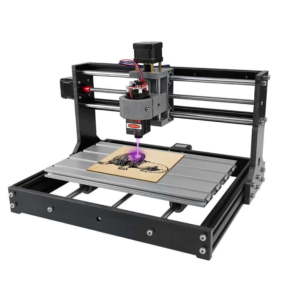 Máquina de grabado profesional 3018, fresadora de Pcb, máquina de grabado láser, herramientas CNC de Control Grbl para Metal acrílico