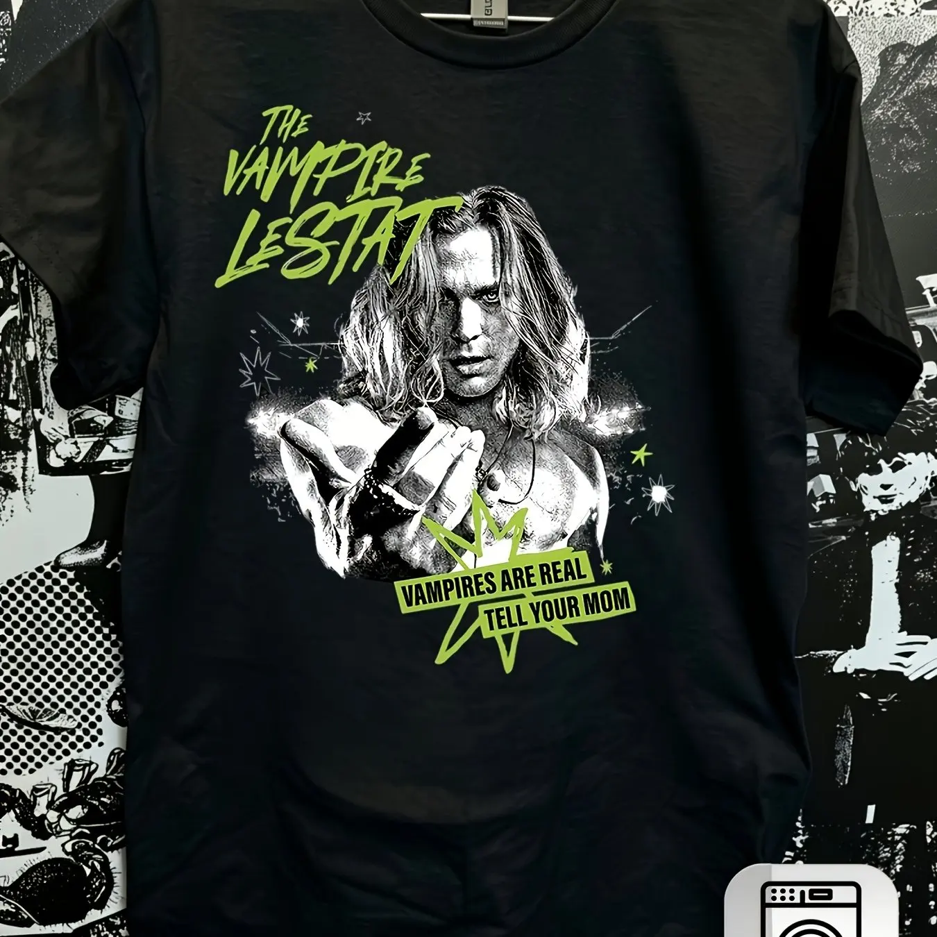 Men and Women Vampire Classic Vampire Lestat Vampire Is Real Tell You Унイсекс 100 TT Shirt Soft Four Seasons Casual T-shirt