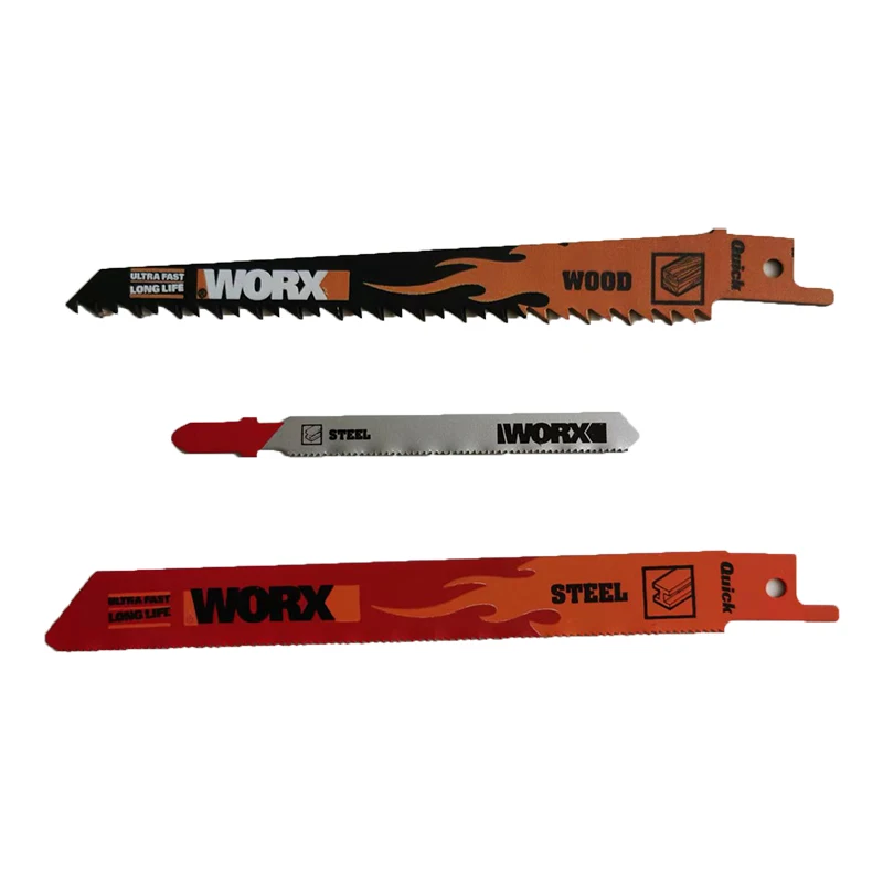 Free Shipping 3pcs Set Rciprocating Saw Blade For All The WORX Reciprocating Saw WG894E