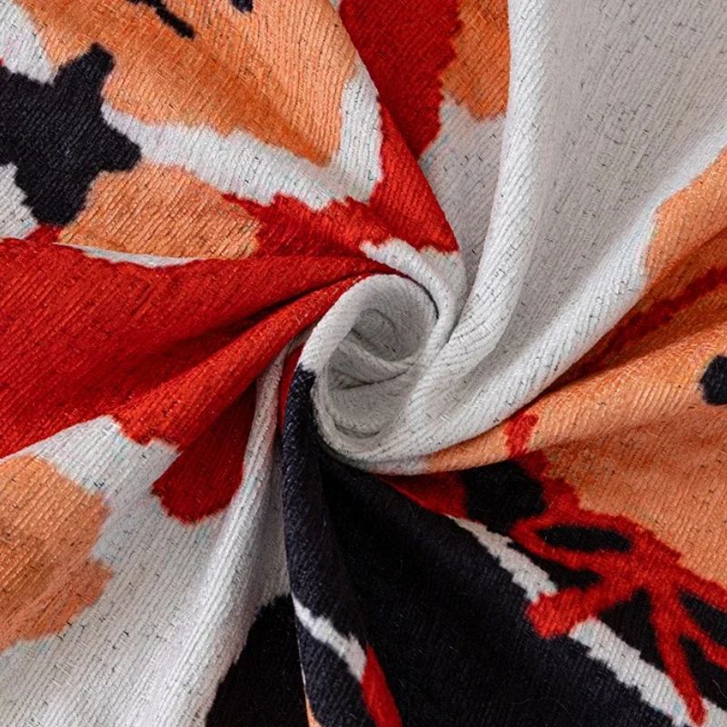 عيد الميلاد أريكة منشفة الأمريكية الرجعية متعددة الأغراض بطانية عدم الانزلاق غطاء كامل منشفة من القماش بسيطة وعصرية نافيداد 2026 #5