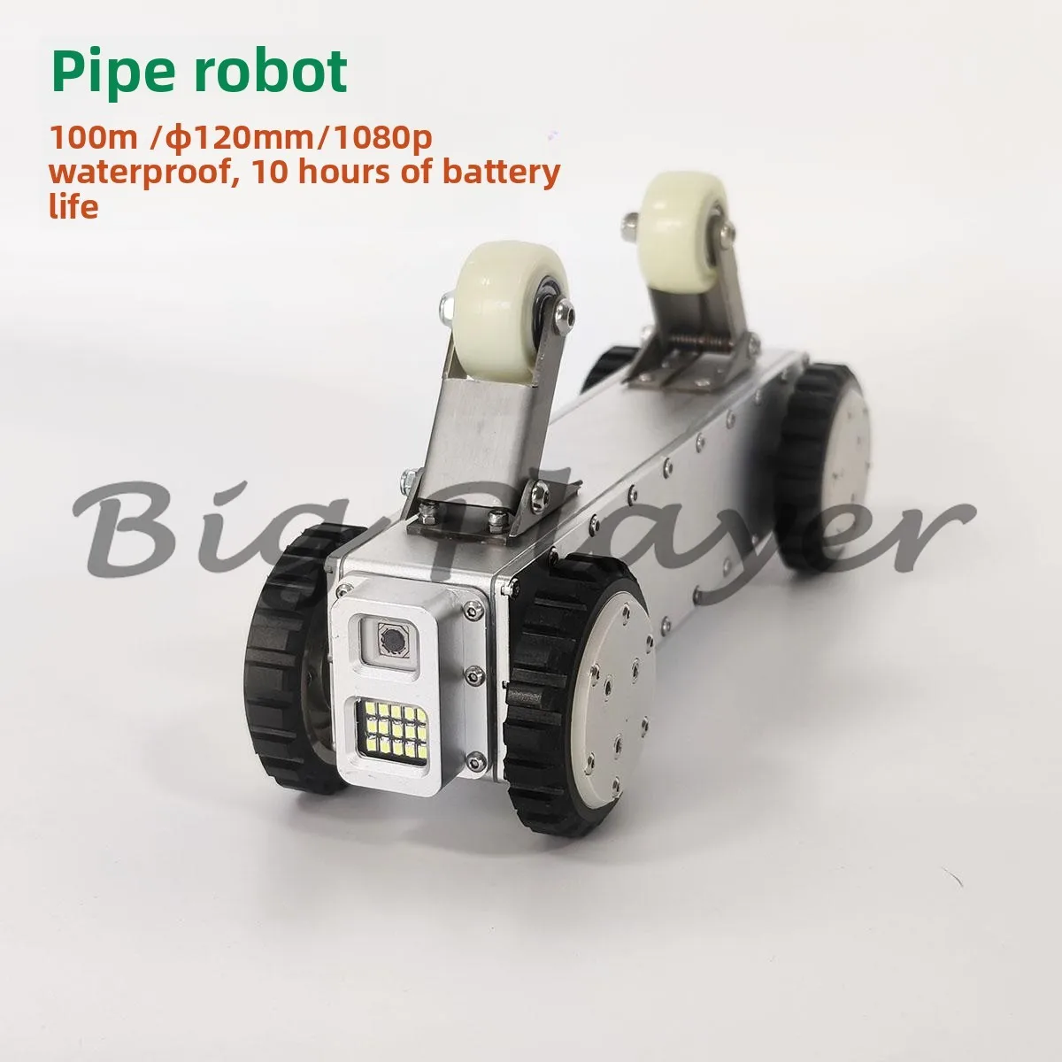 

Thin Dog Pipeline Robot, Detection Trolley, Threading, Waterproof, Underwater Map Transmission and Wire Control, Diving