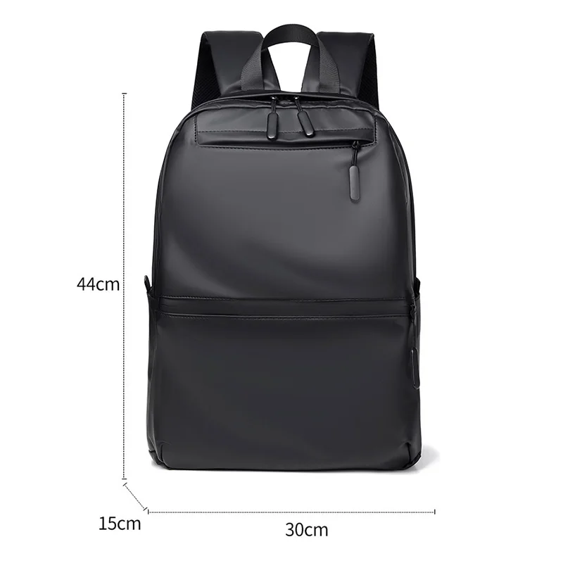 2026 حقيبة ظهر رجالية عادية بسيطة سعة كبيرة الأعمال التنقل حقيبة كمبيوتر السفر في الهواء الطلق على ظهره