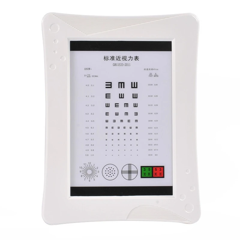 

Glasses Optometry Equipment LED Presbyopia Near Eye Meter Light Box Portable Test Plug-in Battery Dual-purpose Eye Meter