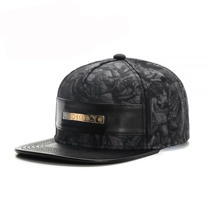 Fashio Brand Leather Cap Baseball Cap for Men Women HipHop Knight Snapback Hat  Kpop Adult Outdoor Casual Designer Gorras Hombre