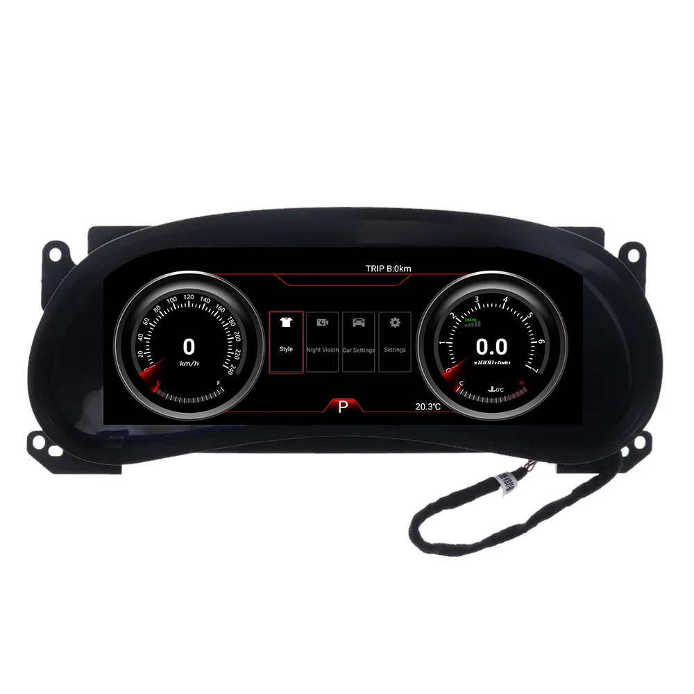 

12.3'' Car LCD Dashboard Player For Jeep Wrangler 3 JK 2010-2017 Car LCD Instrument Panel Modified and Upgraded Digital Cluster