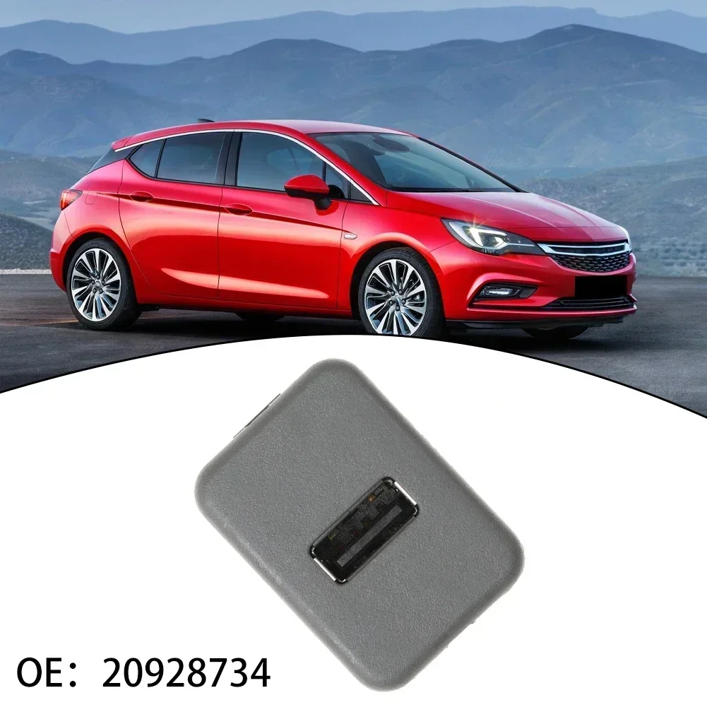 For Opel Adam Corsa USB Port Centre Console Corsa D E USB Socket Replacement Installation Black Color Quick Installation