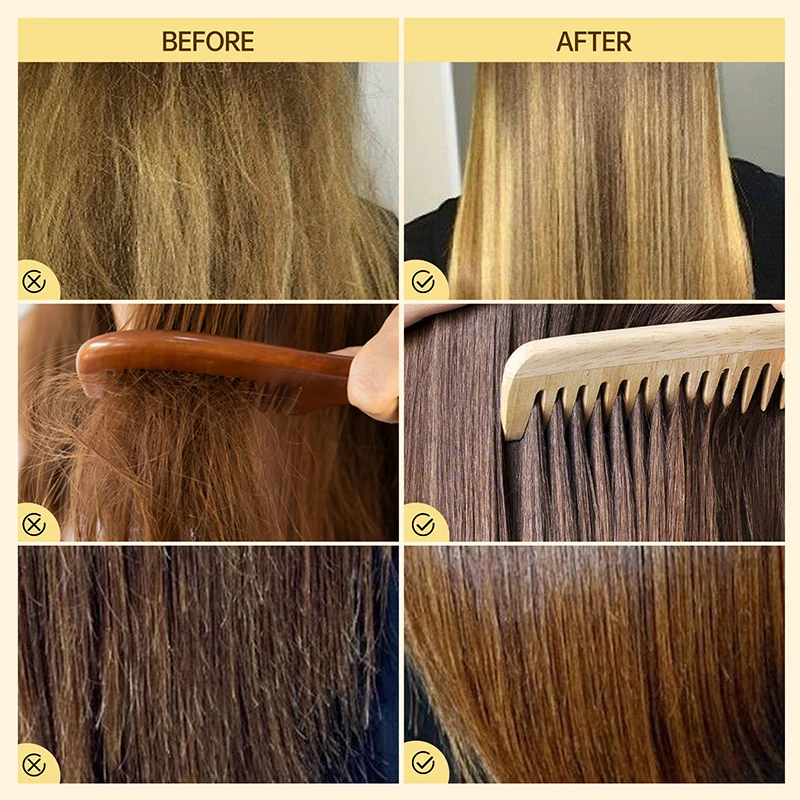 Professional Queratina Repair Mask, Frizz, seco, alisamento, tratamento creme, endireitar, brilhante, hidratante, produto do cuidado do cabelo