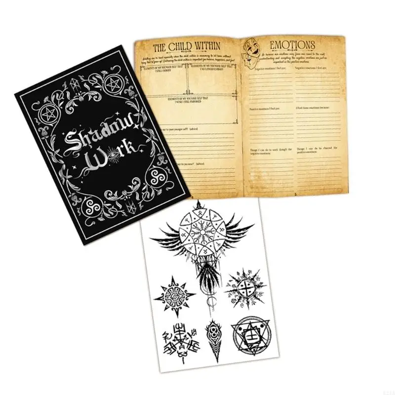 Cerimônia Gótica Cerimônia Caderno Tarot Rastreio Tarô NOTEPADS 125X175MM