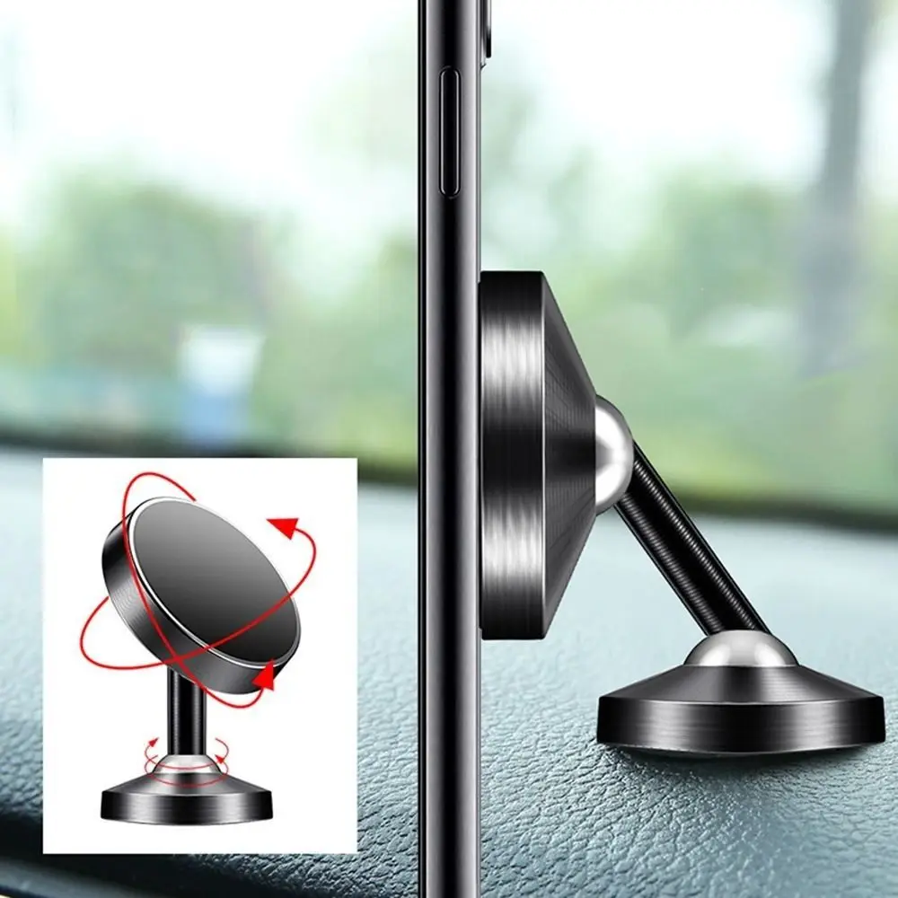 Double-sided Magnetic Car Phone Holder Dual Magnet Phone Mount Stand for Gym Kitchen