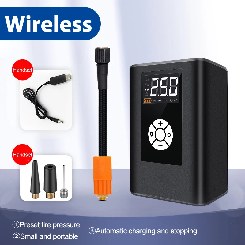 Xiaomi Inflator Wireless Smart Pump Portable Outdoors Electric Pump Digital Display Pump Car Motorcycle Bicycle Tires Compressor