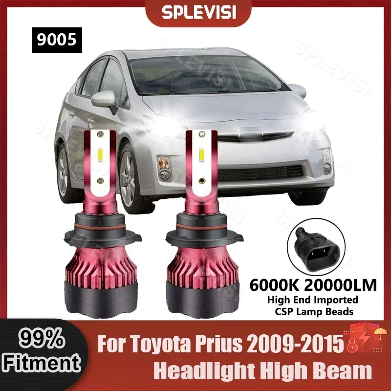 

Superior CSP LED Headlight High Beam Light Bulbs 9V-36V 20000LM 200W For Toyota Prius 2009 2010 2011 2012 2013 2014 2015