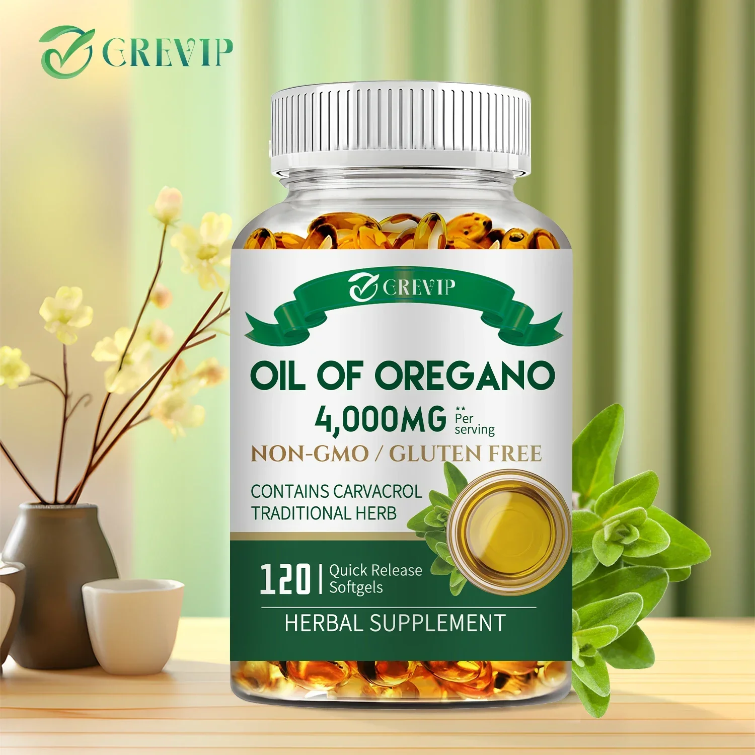 

Oil of Oregano - Relieves Bloating for Digestive and Respiratory Health