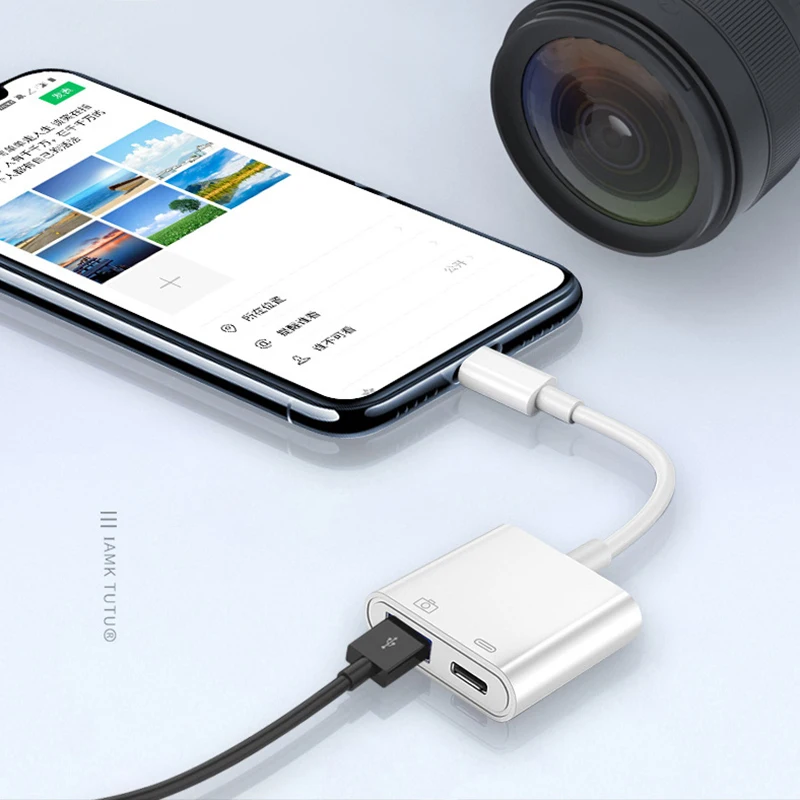 Uthai c12 tipo-c otg telefone móvel tablet otg adaptador cabo usb alta corrente 500 ma câmera de teclado de mouse externo u disco