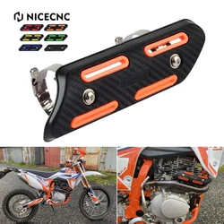 4 STROKE Exhaust Heat Shield Protector For KTM EXC-F 350 SXF 250 SMR 450 XCF 500 XCFW For HUSQVARNA SHERCO Yamaha Honda Suzuki